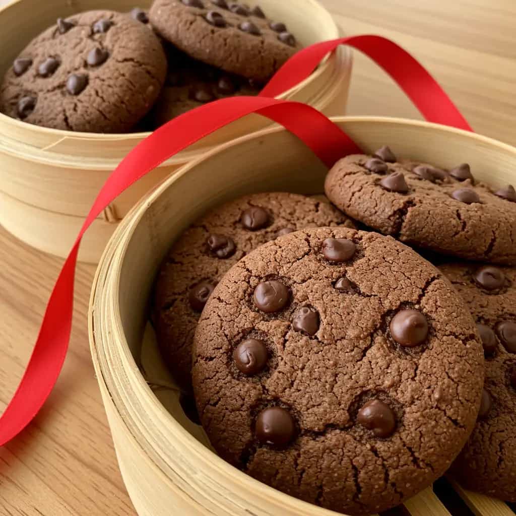 Cookies de Chocolate e Nozes
