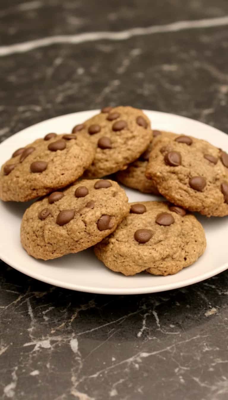 Foto deliciosa de Cookies de Chocolate Meio Amargo pronta para servir - Brownies & Cookies