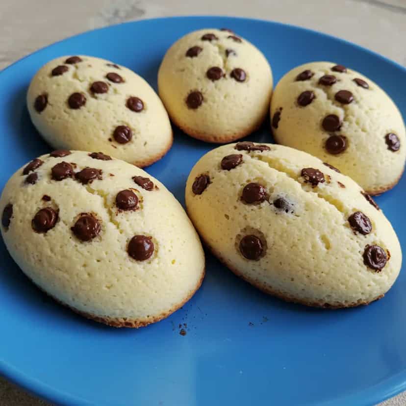 Foto deliciosa de Cookies de Micro-ondas de Chocolate pronta para servir - No Micro-ondas
