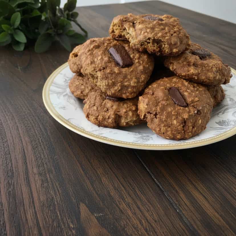 Foto deliciosa de Cookies Veganos Funcionais pronta para servir - Bolachas & Cookies