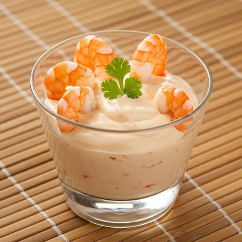 Foto deliciosa de Coquetel de Camarão pronta para servir - Salgadinhos