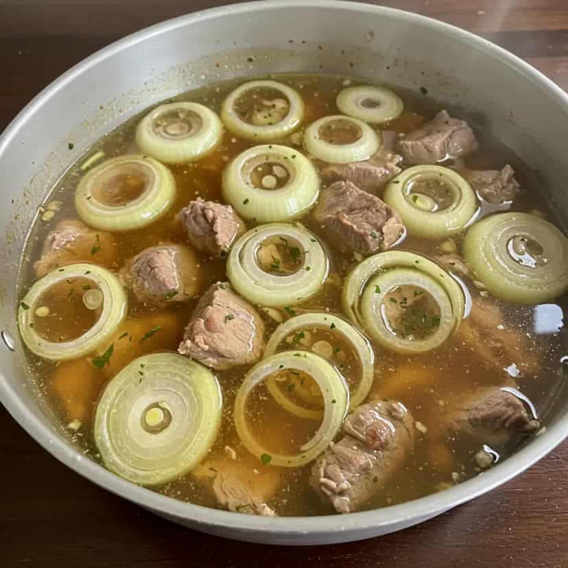Foto deliciosa de Costela Atolada com Mandioca pronta para servir - Pratos Brasileiros Icônicos