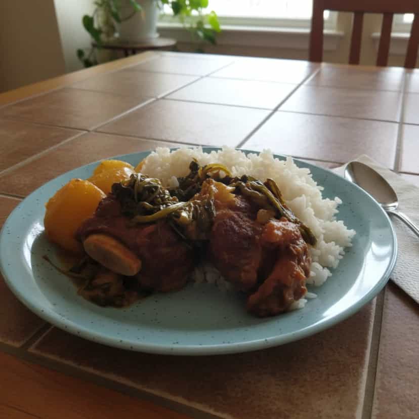 Foto deliciosa de Costela com Batatas e Agrião pronta para servir - Carnes & Frango