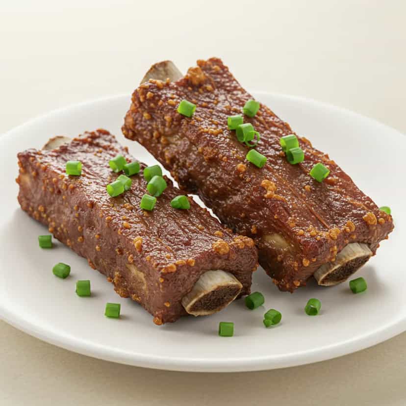 Foto deliciosa de Costelinha de Porco Fritas pronta para servir - Carnes & Frango