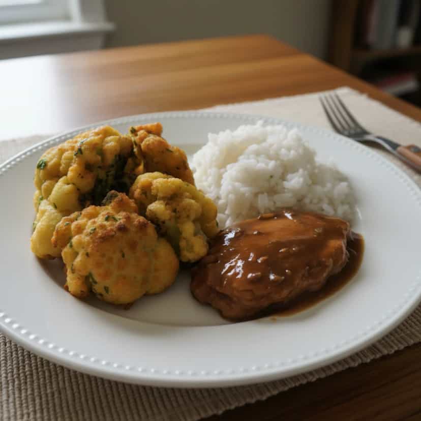 Foto deliciosa de Couve-flor Crocante à Milanesa pronta para servir - Outras Receitas