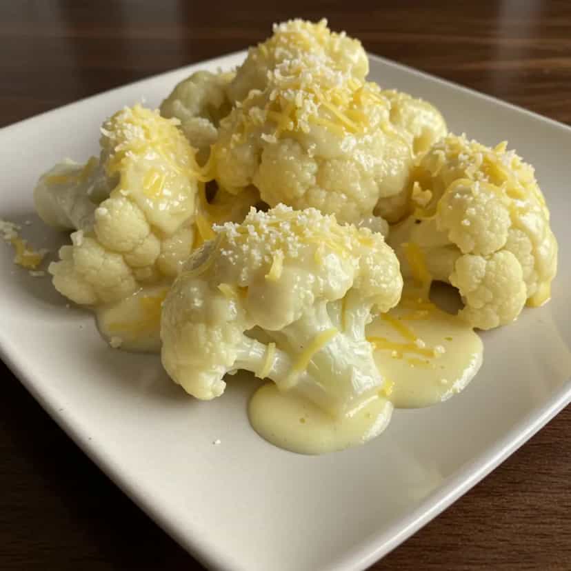 Foto deliciosa de Couve-flor Gratinada pronta para servir - Almoço & Jantar