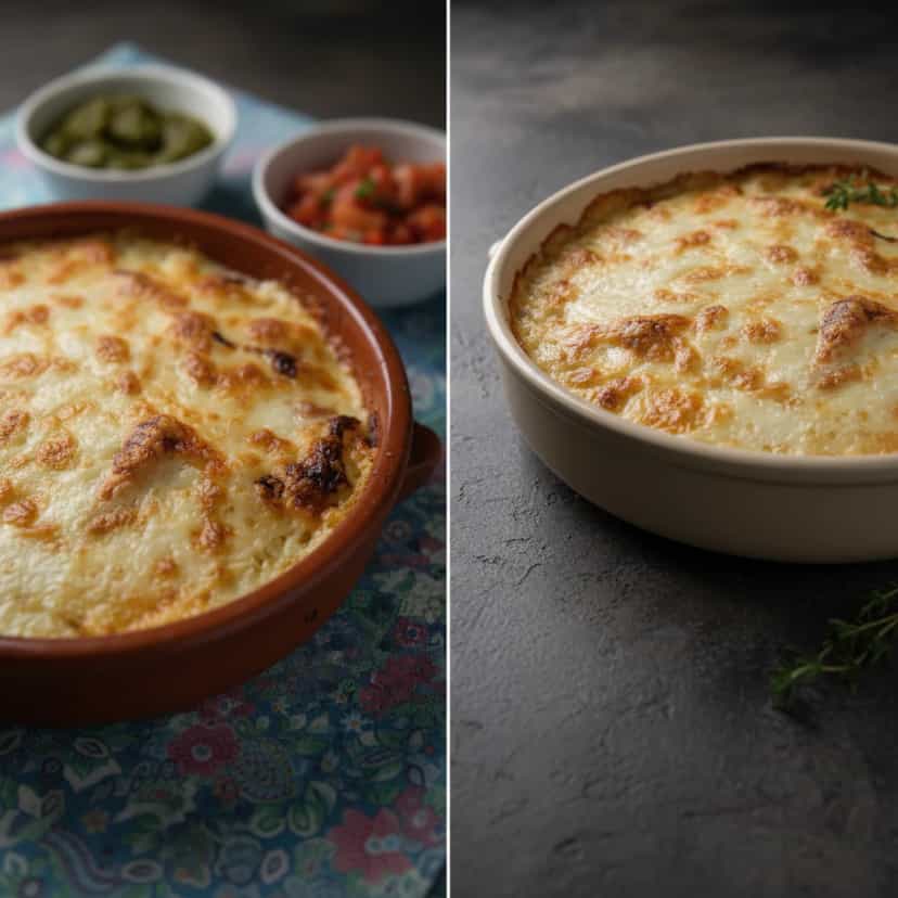 Foto deliciosa de Couve-flor Gratinada pronta para servir - Almoço & Jantar