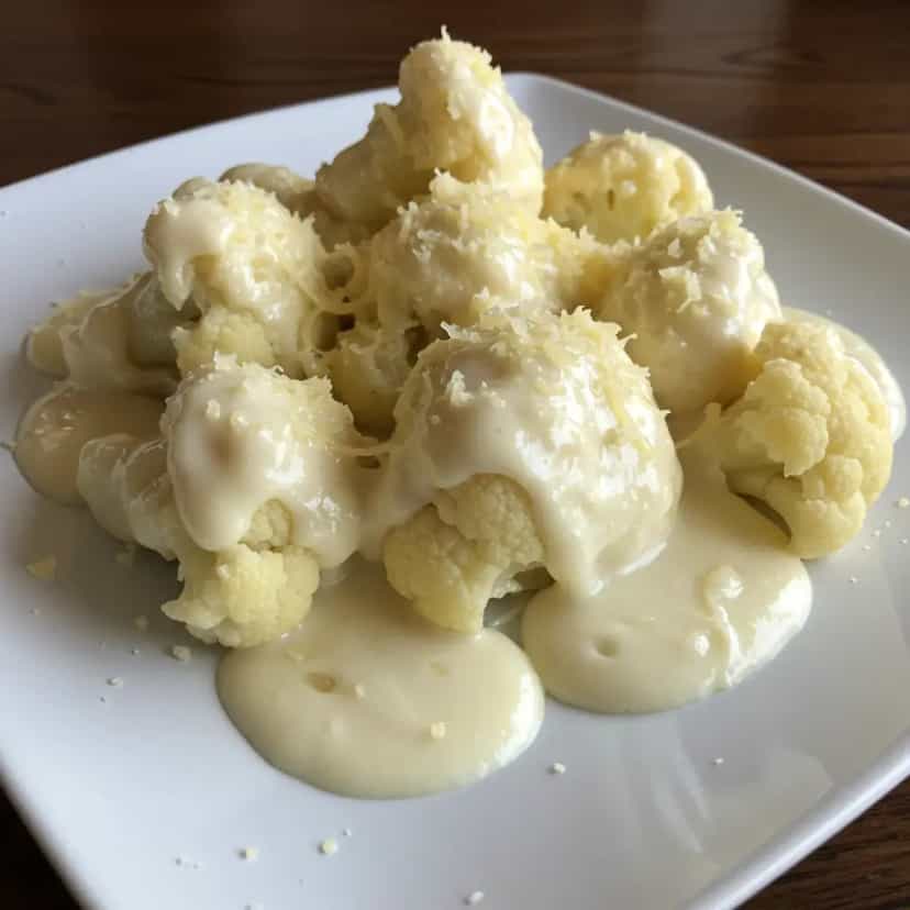 Foto deliciosa de Couve-Flor Gratinada pronta para servir - Almoço & Jantar