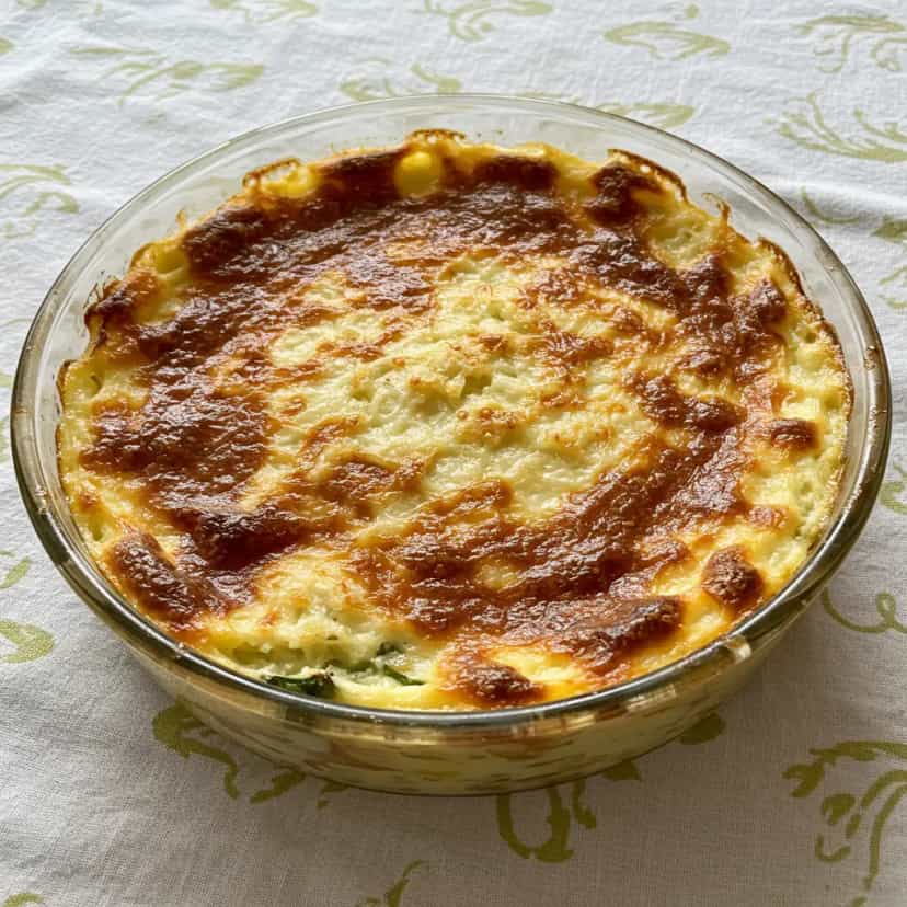 Foto deliciosa de Couve-flor Gratinada ao Molho Branco pronta para servir - Outras Receitas