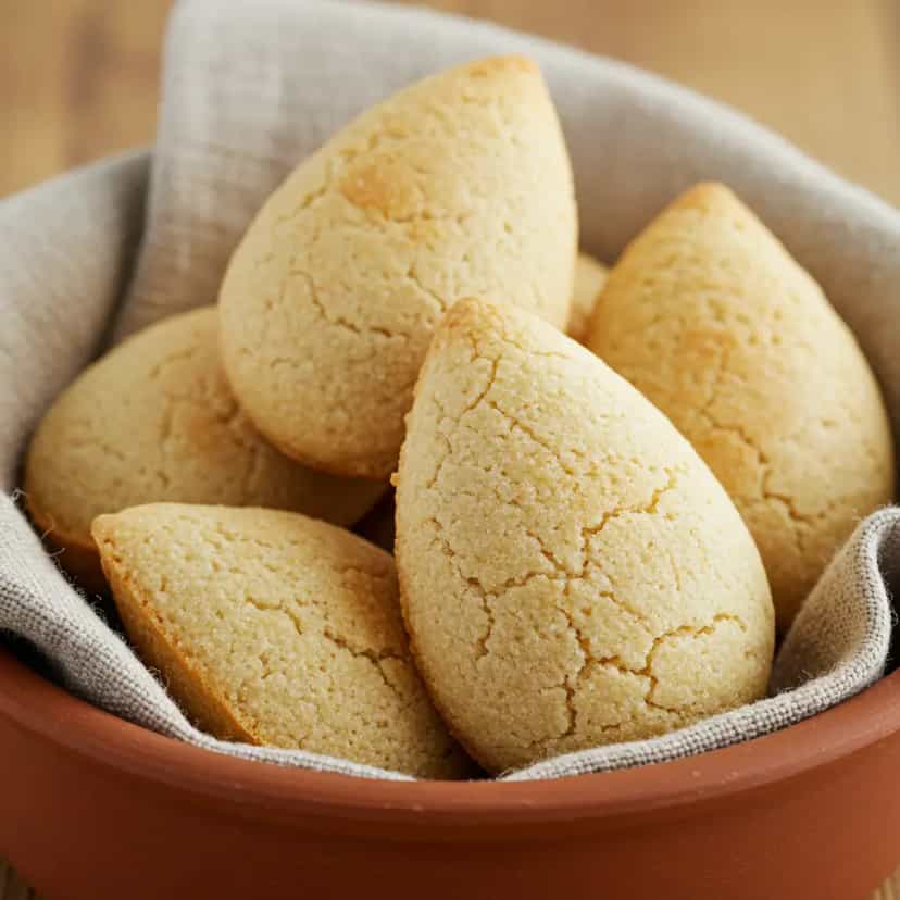 Foto deliciosa de Coxinha de Pão de Queijo pronta para servir - Salgadinhos