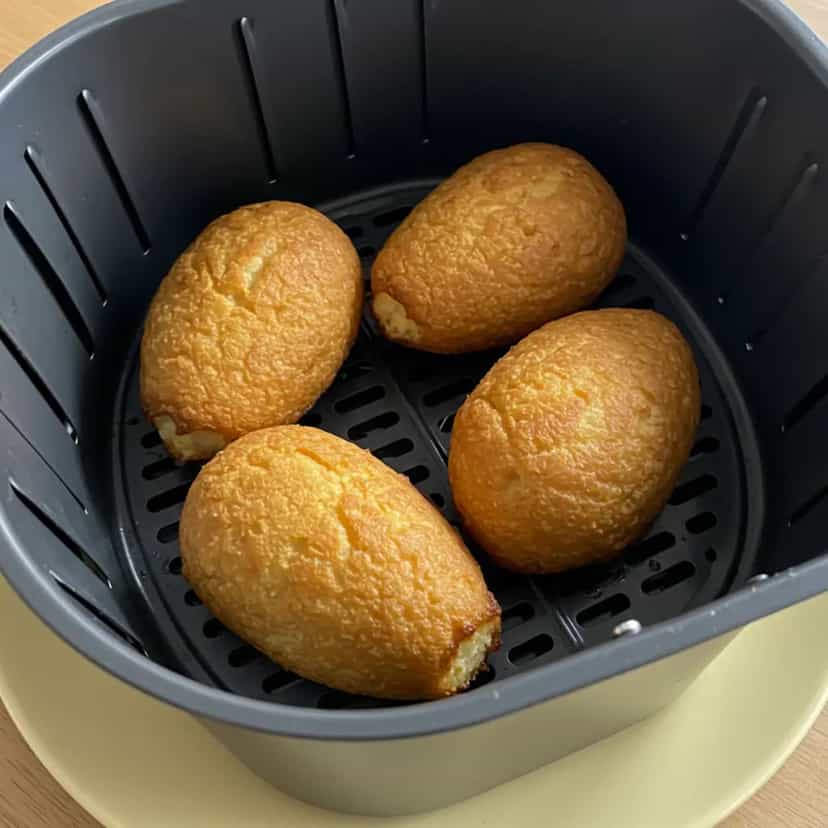Foto deliciosa de Coxinhas Cremosas de Frango pronta para servir - Salgadinhos