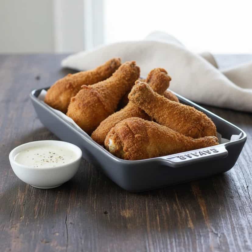 Foto deliciosa de Coxinhas de Frango ao Molho Cremoso pronta para servir - Salgadinhos