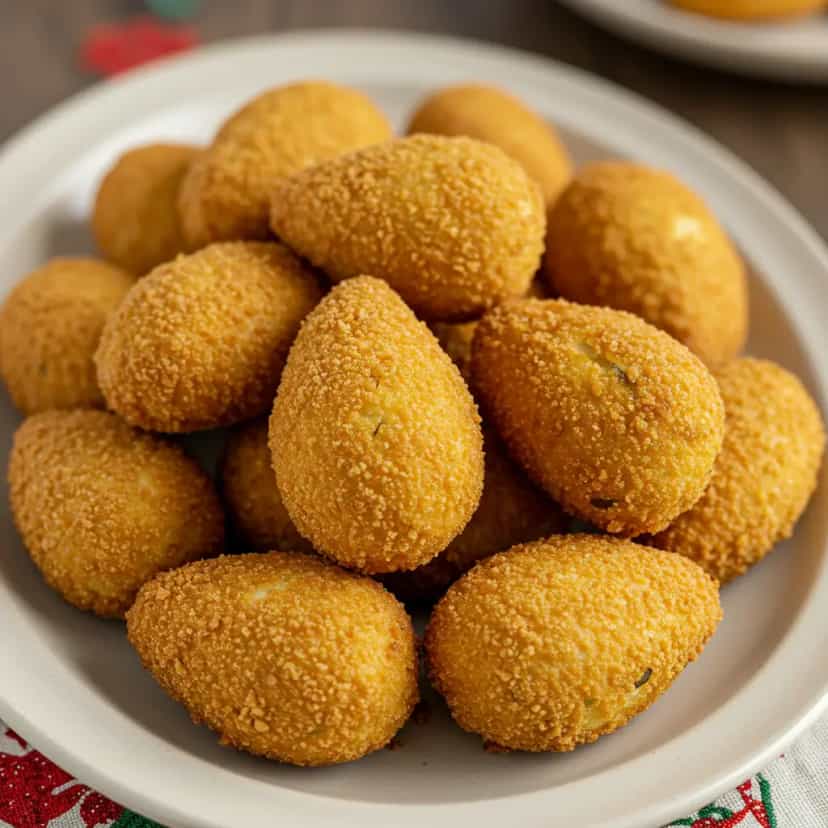 Foto deliciosa de Coxinhas de Frango Cremosas pronta para servir - Salgadinhos