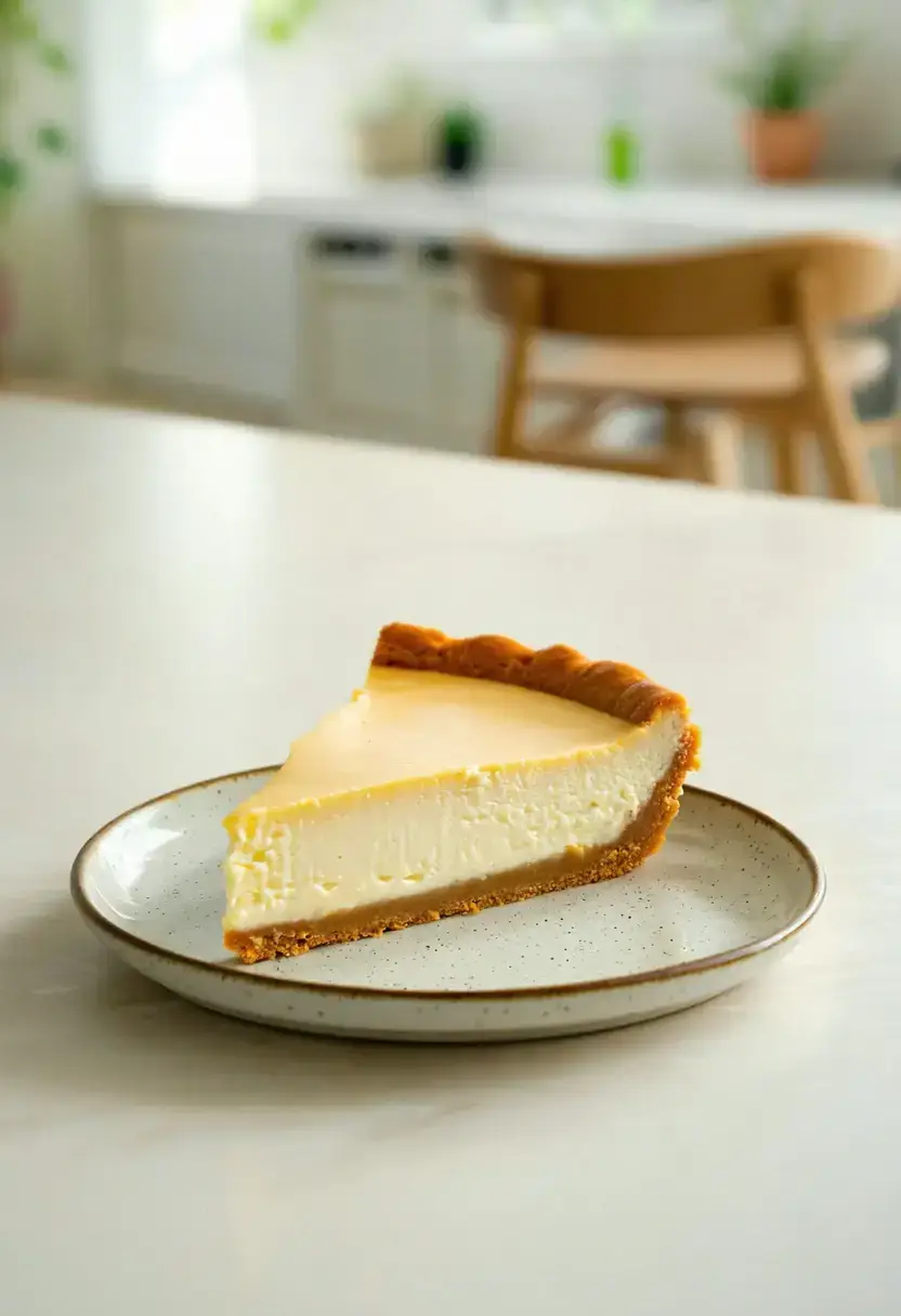Foto deliciosa de Cheesecake Cremoso Estilo Nova York pronta para servir - Tortas & Tortinhas