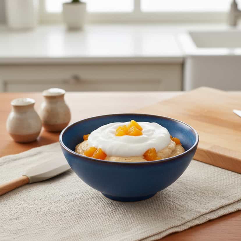 Foto deliciosa de Creme de Abacaxi Gelado pronta para servir - Doces Gelados & Sorvetes