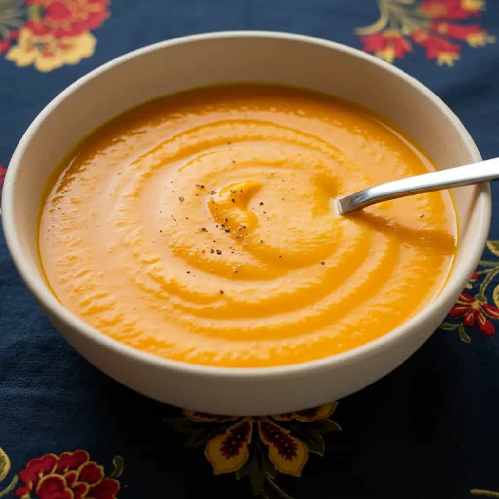 Creme de Abóbora com Bacon