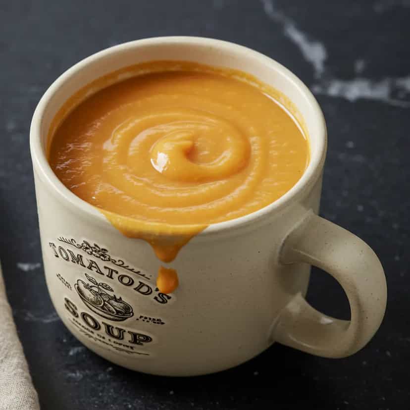 Foto deliciosa de Creme de Abóbora com toque de Aipo pronta para servir - Sopas & Caldos