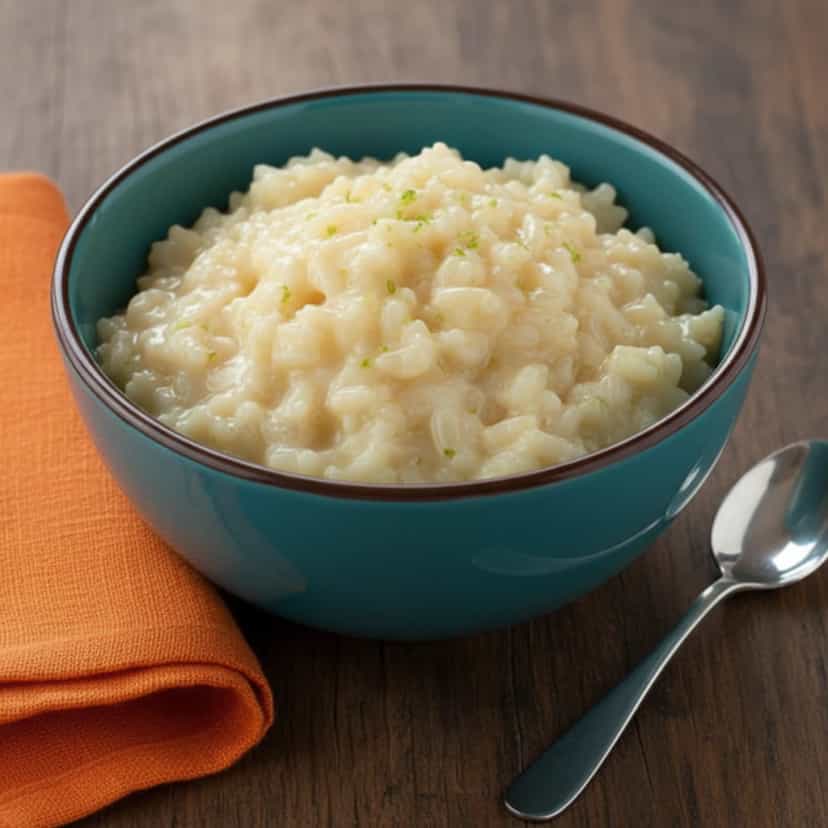 Foto deliciosa de Creme de Arroz Doce Cremoso pronta para servir - Pudins & Cremes