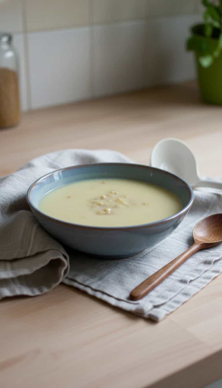 Foto deliciosa de Creme de Aspargos pronta para servir - Sopas & Caldos