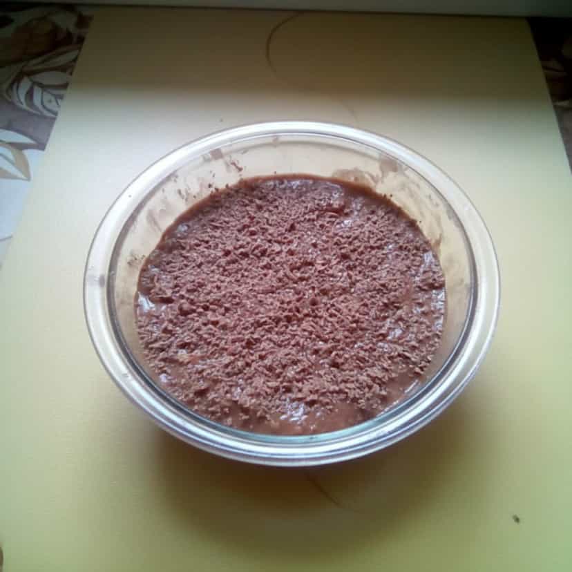 Foto deliciosa de Creme de Bolacha com Chocolate pronta para servir - Pudins & Cremes