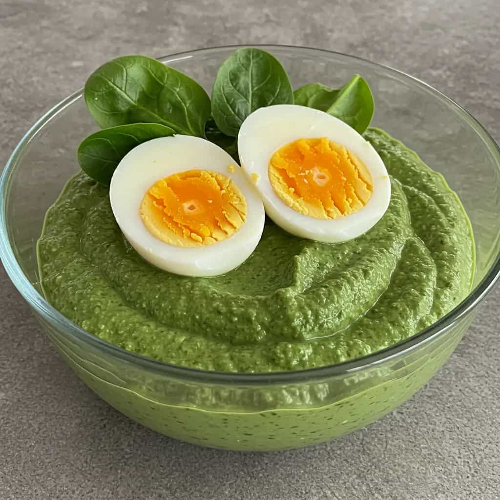 Creme de Inhame com Espinafre