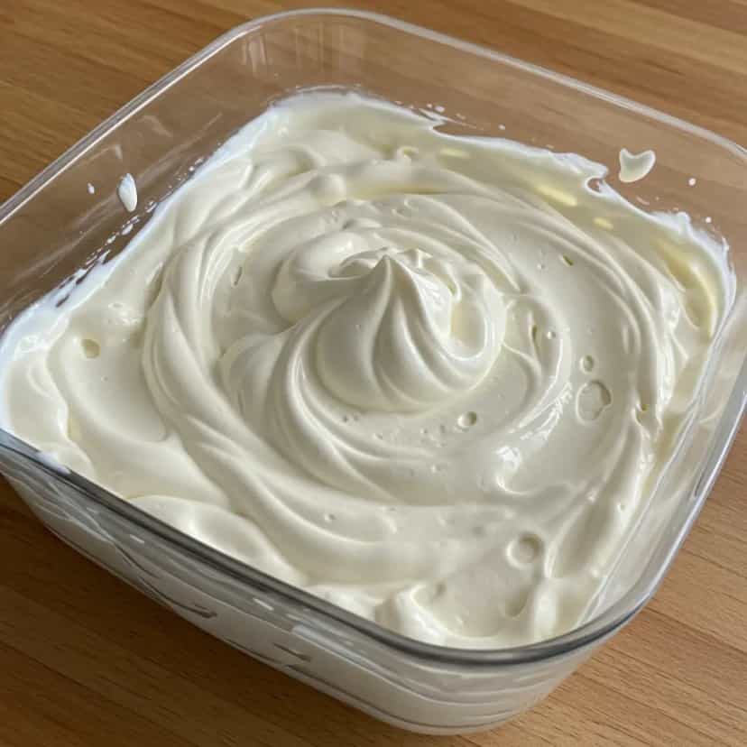 Foto deliciosa de Creme de Leite Fresco pronta para servir - Pudins & Cremes