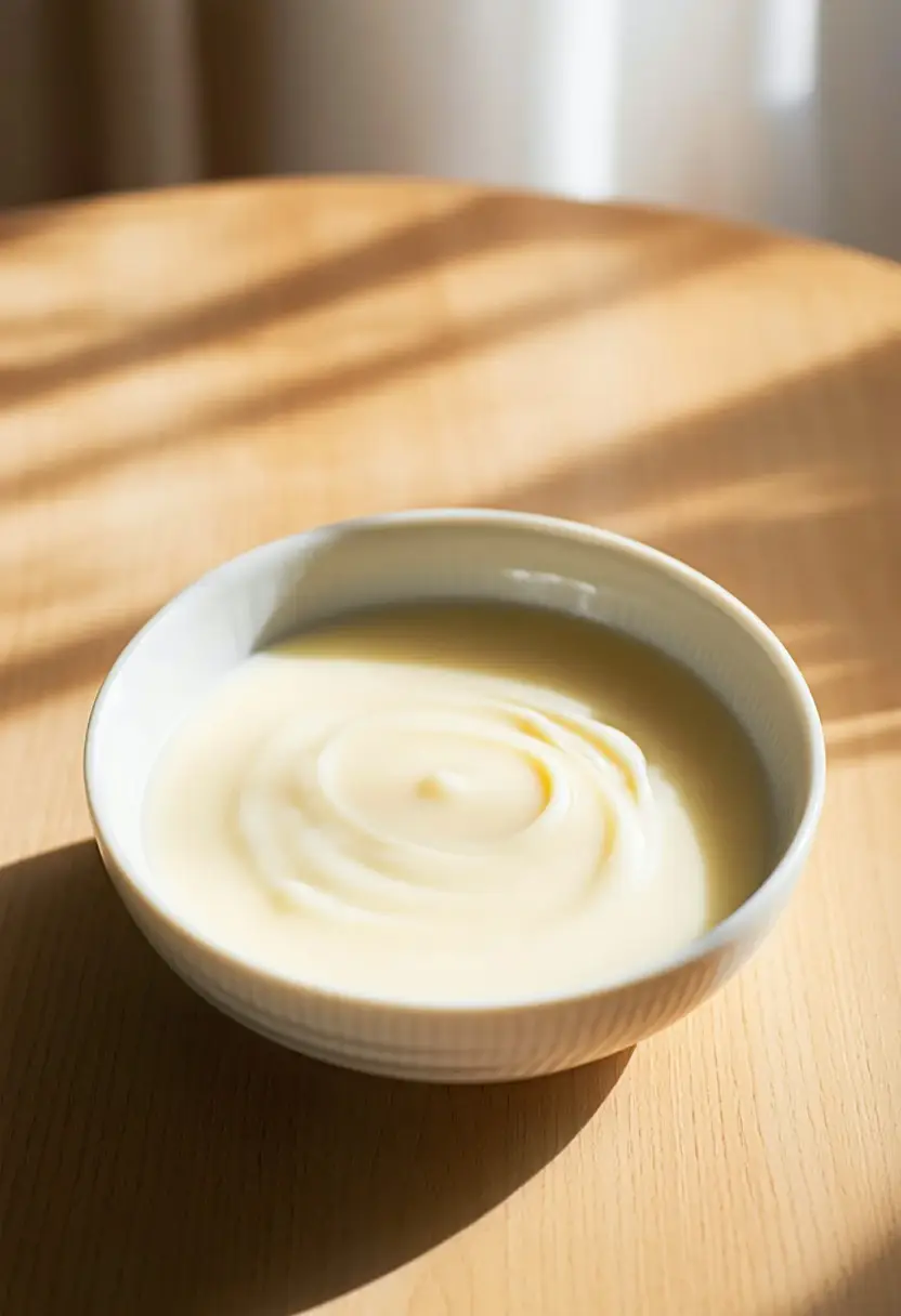 Foto deliciosa de Creme de Maizena Simples pronta para servir - Pudins & Cremes