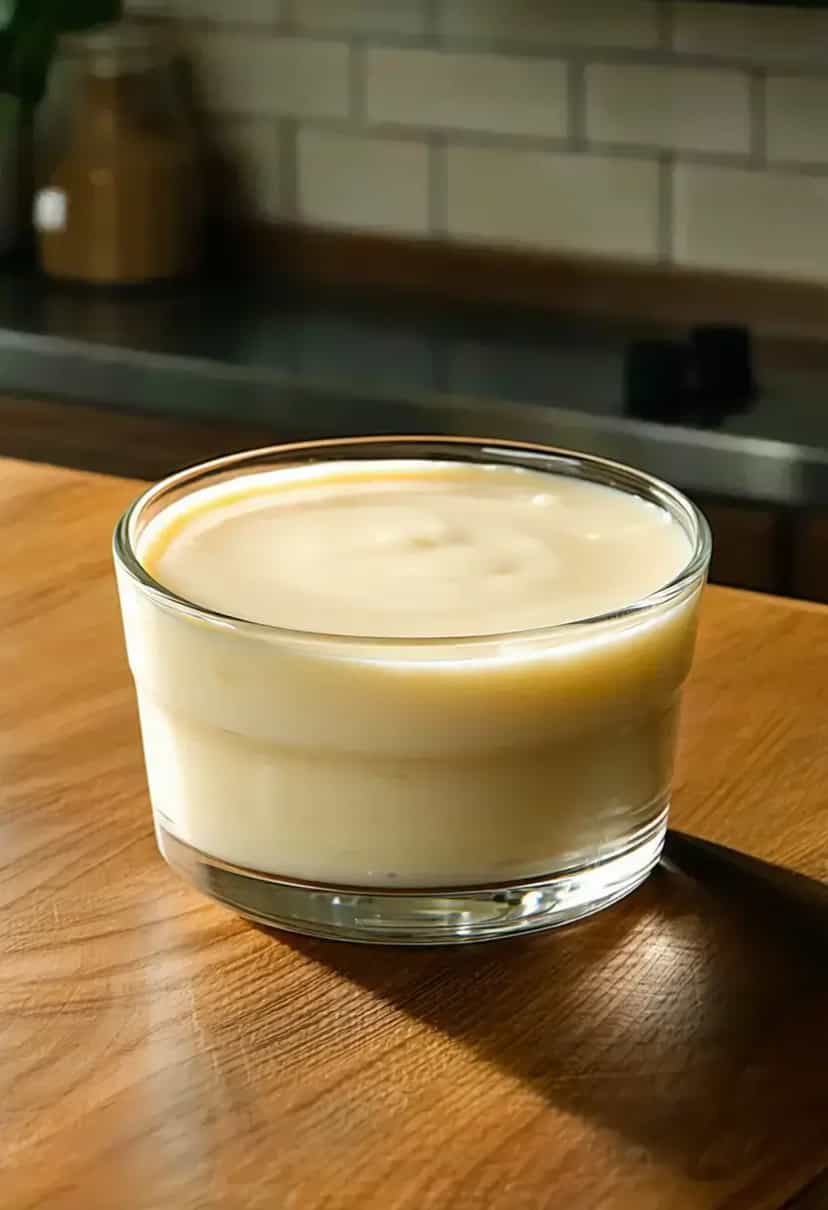 Foto deliciosa de Creme de Maizena Simples pronta para servir - Pudins & Cremes