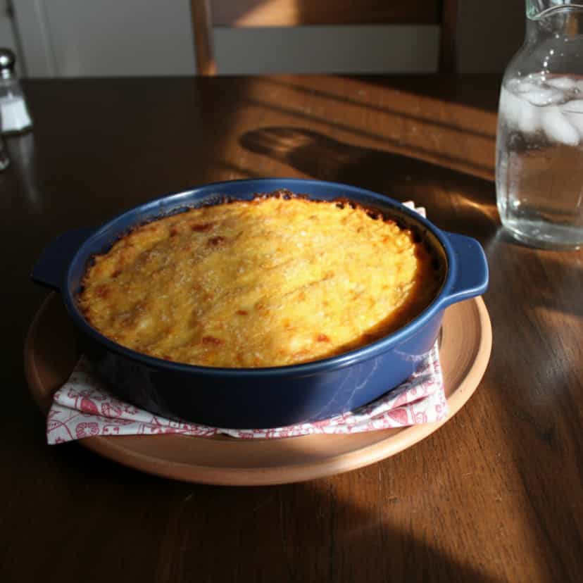 Foto deliciosa de Creme de Milho com Frango Desfiado pronta para servir - Carnes & Frango