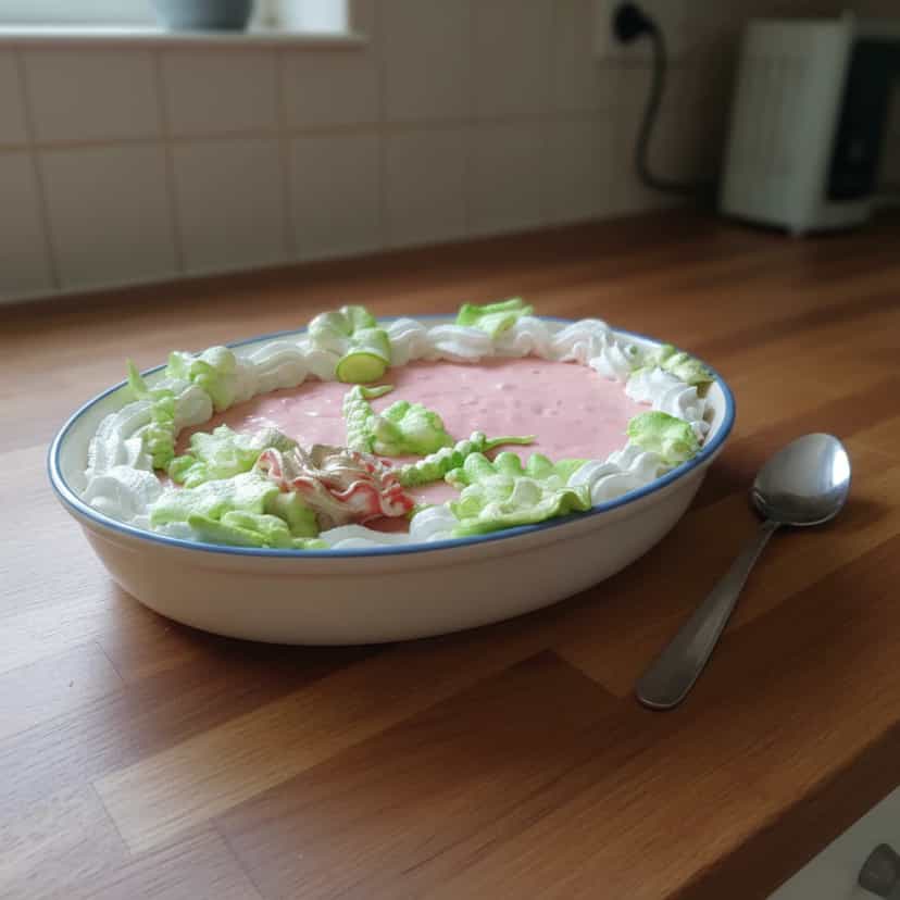 Foto deliciosa de Creme de Morango Simples pronta para servir - Pudins & Cremes