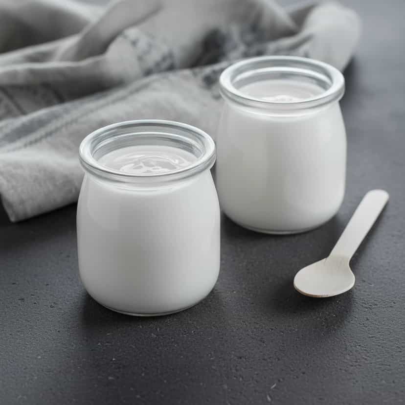 Foto deliciosa de Creme de Morango tipo Danoninho pronta para servir - Pudins & Cremes