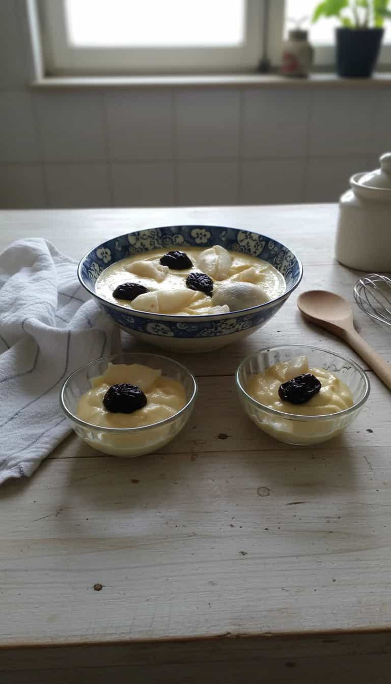 Foto deliciosa de Creme Delicioso de Casca de Bacuri pronta para servir - Pudins & Cremes