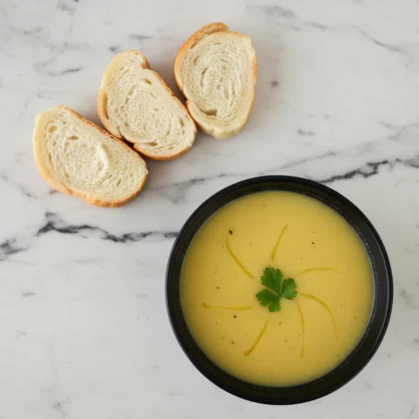 Foto deliciosa de Cremosa Sopa de Mandioquinha pronta para servir - Sopas & Caldos