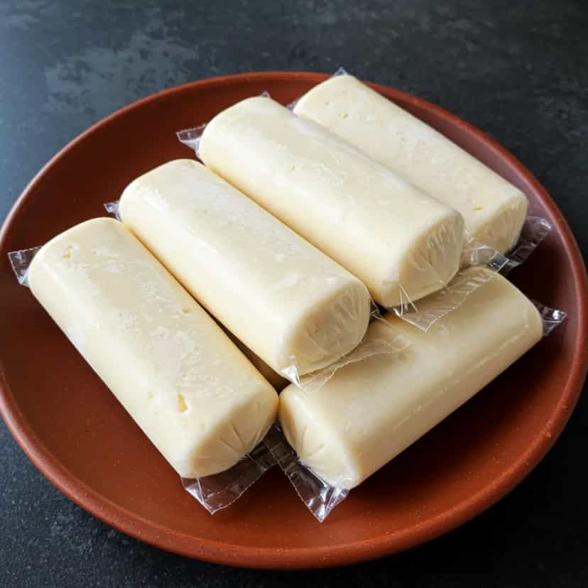 Foto deliciosa de Cremoso Chup-Chup de Coco pronta para servir - Doces Gelados & Sorvetes