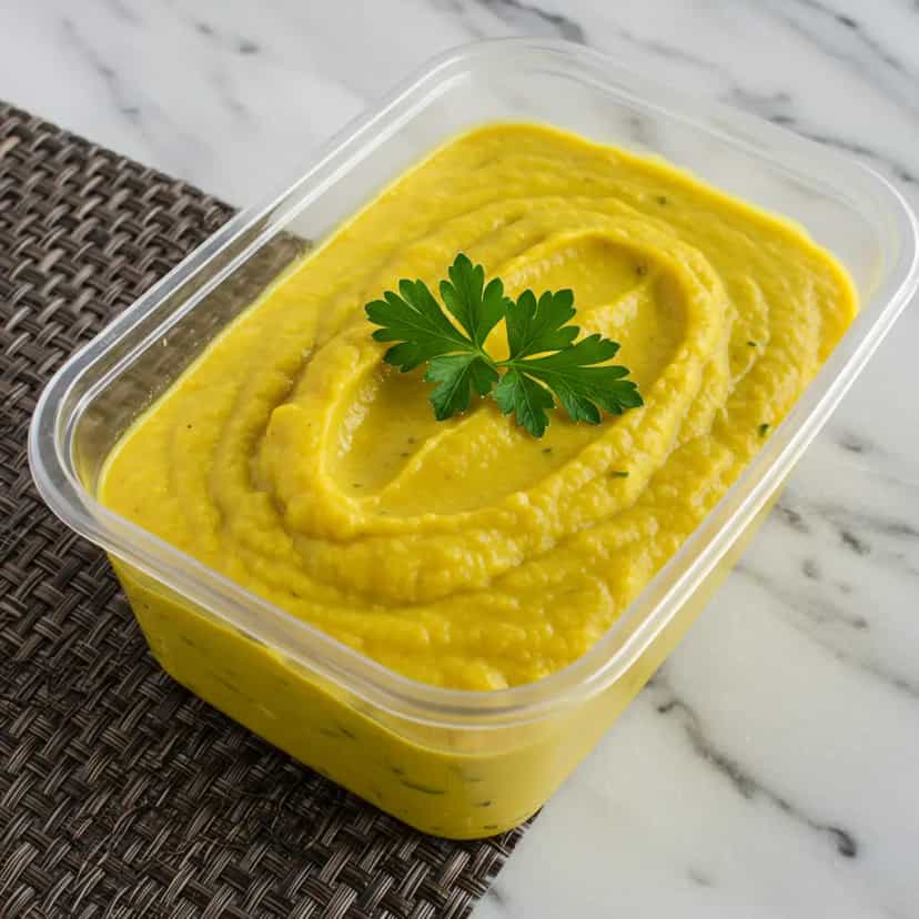 Foto deliciosa de Cremoso Purê de Abóbora Cabotiá pronta para servir - Almoço & Jantar