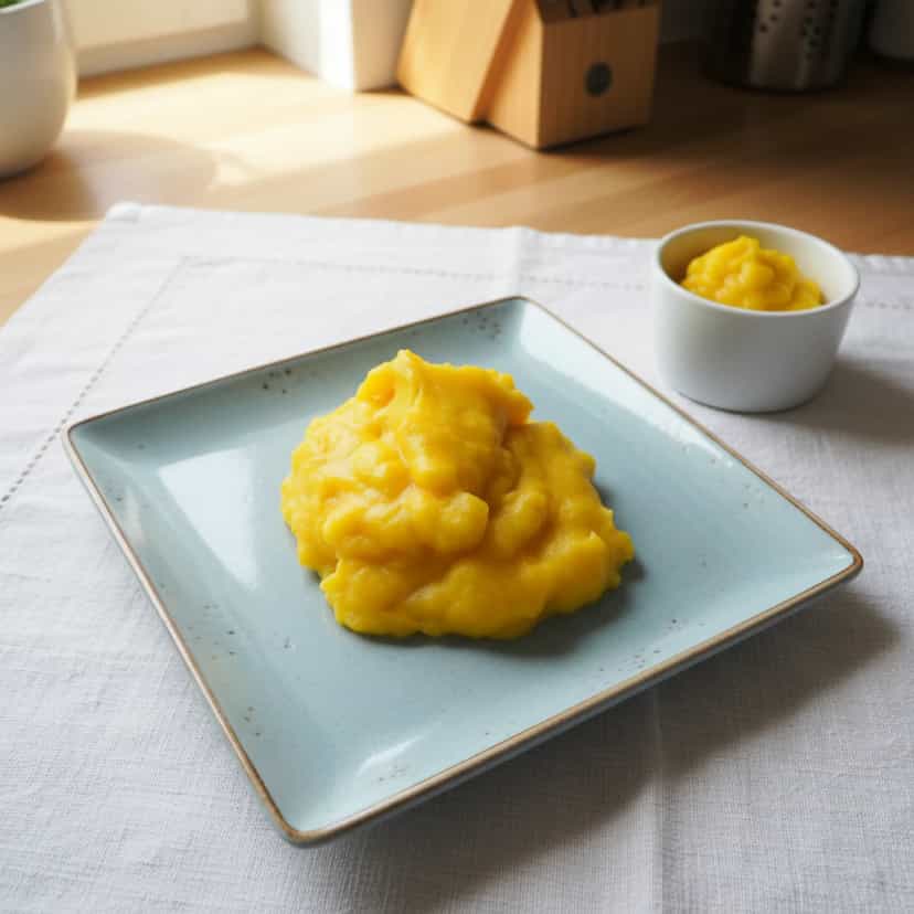 Foto deliciosa de Cremoso Purê de Batata-Baroa pronta para servir - Almoço & Jantar