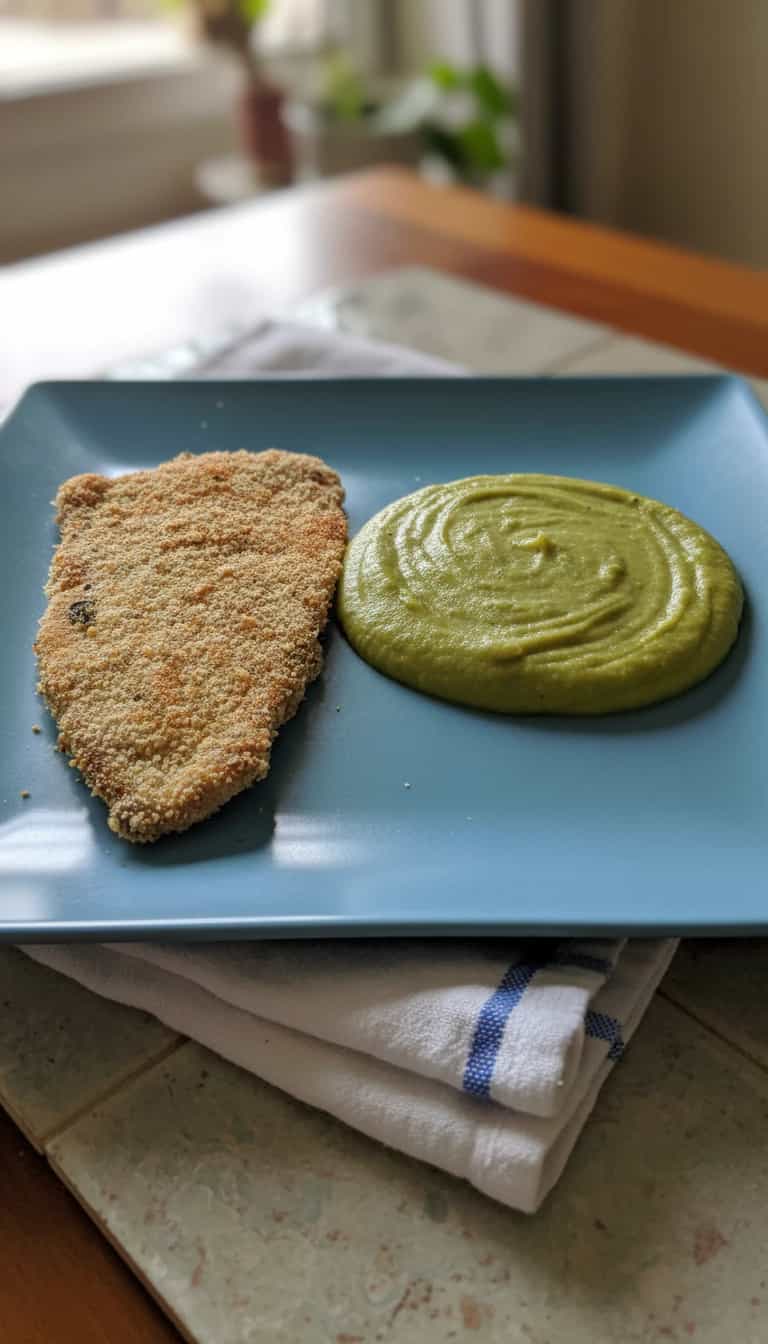 Foto deliciosa de Cremoso Purê de Ervilhas pronta para servir - Almoço & Jantar