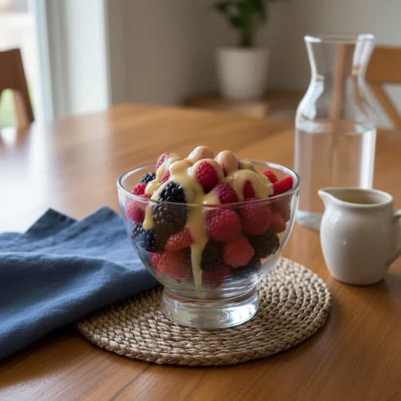 Foto deliciosa de Cremoso Zabaione de Porto pronta para servir - Pudins & Cremes