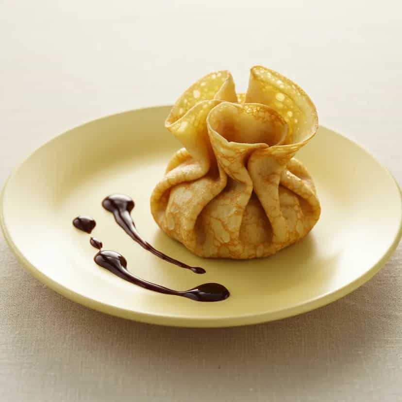 Foto deliciosa de Crepes de Doce de Abóbora com Coco pronta para servir - Outras Receitas