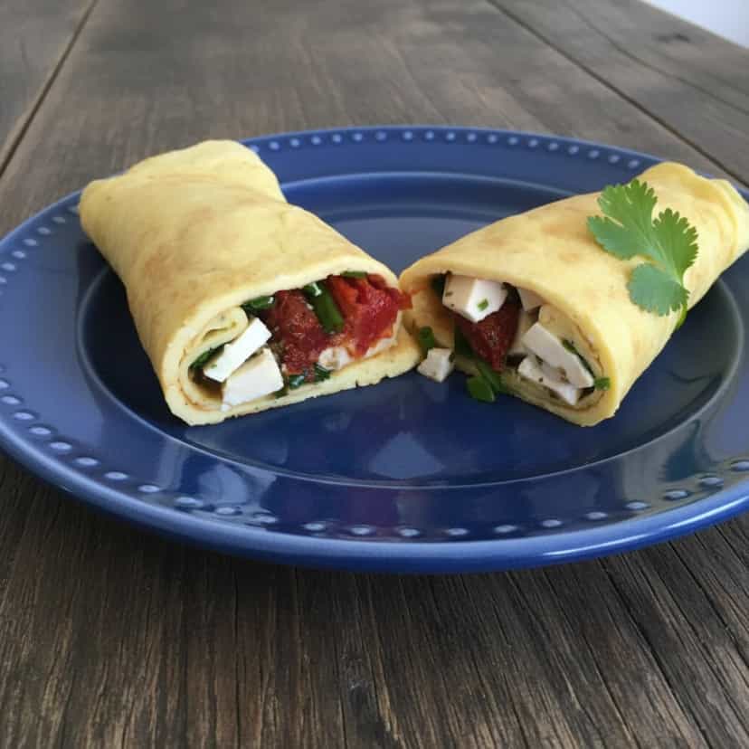 Foto deliciosa de Crepioca Fit pronta para servir - Tapioca & Cuscuz