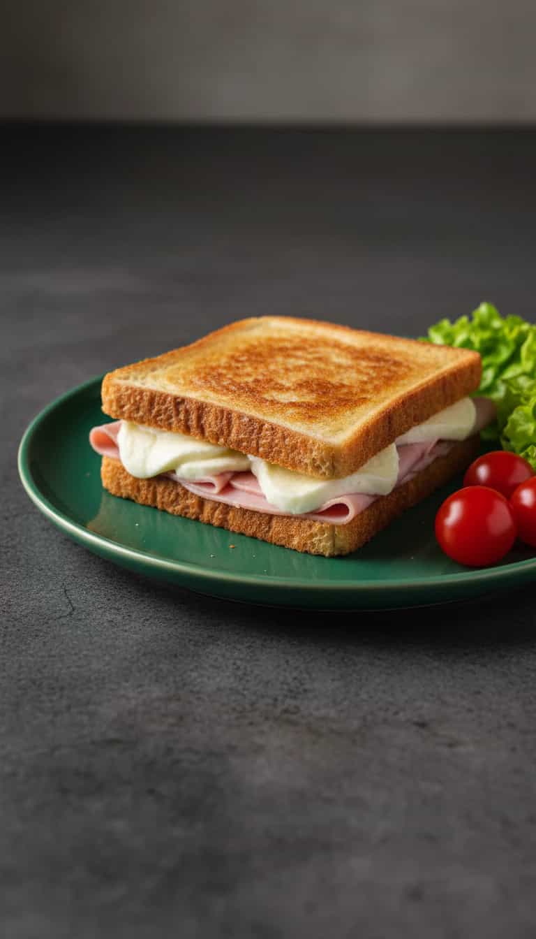 Foto deliciosa de Croque Monsieur pronta para servir - Lanches de Padaria