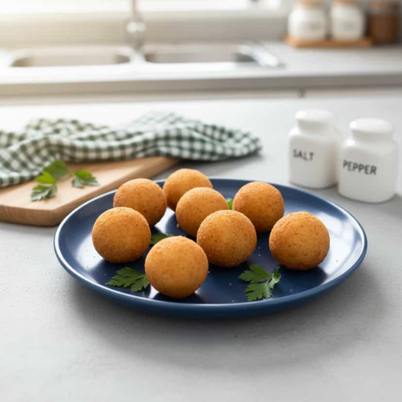 Foto deliciosa de Croquete de Carne pronta para servir - Salgadinhos
