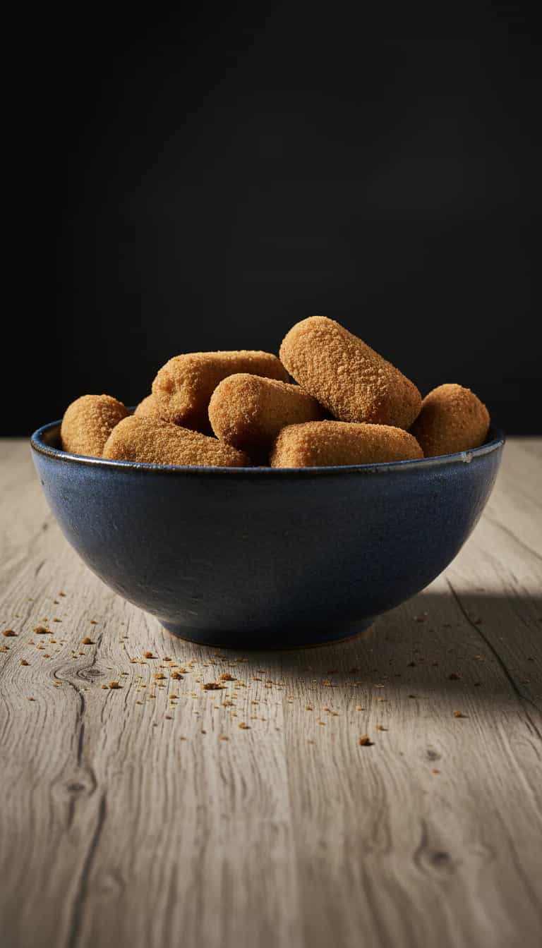 Foto deliciosa de Croquete de Carne pronta para servir - Salgadinhos