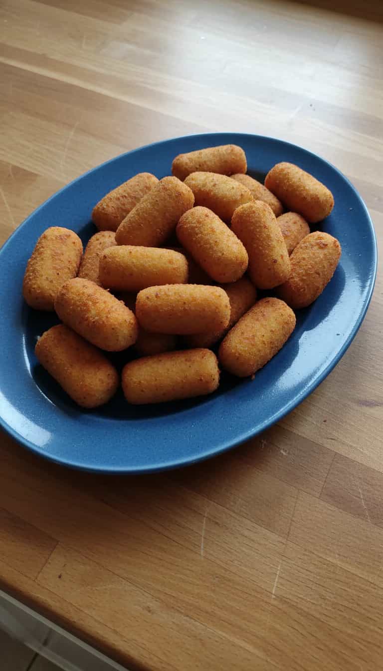 Foto deliciosa de Croquete de Carne pronta para servir - Salgadinhos