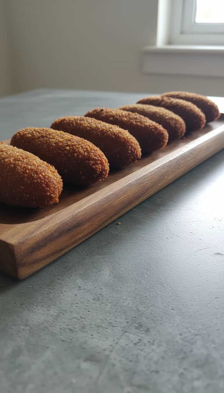 Foto deliciosa de Croquete de Presunto e Queijo pronta para servir - Salgadinhos
