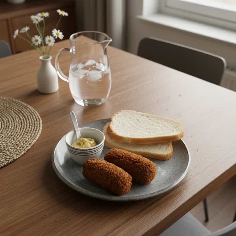 Foto deliciosa de Croquetes de Camarão com Inhame pronta para servir - Salgadinhos