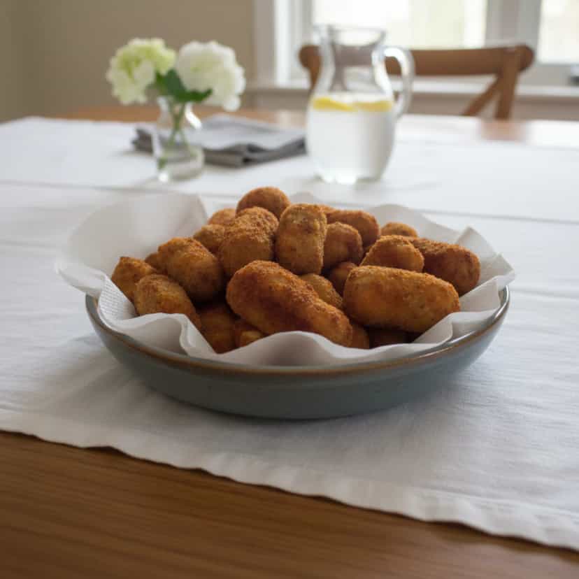 Foto deliciosa de Croquetes de Carne pronta para servir - Salgadinhos