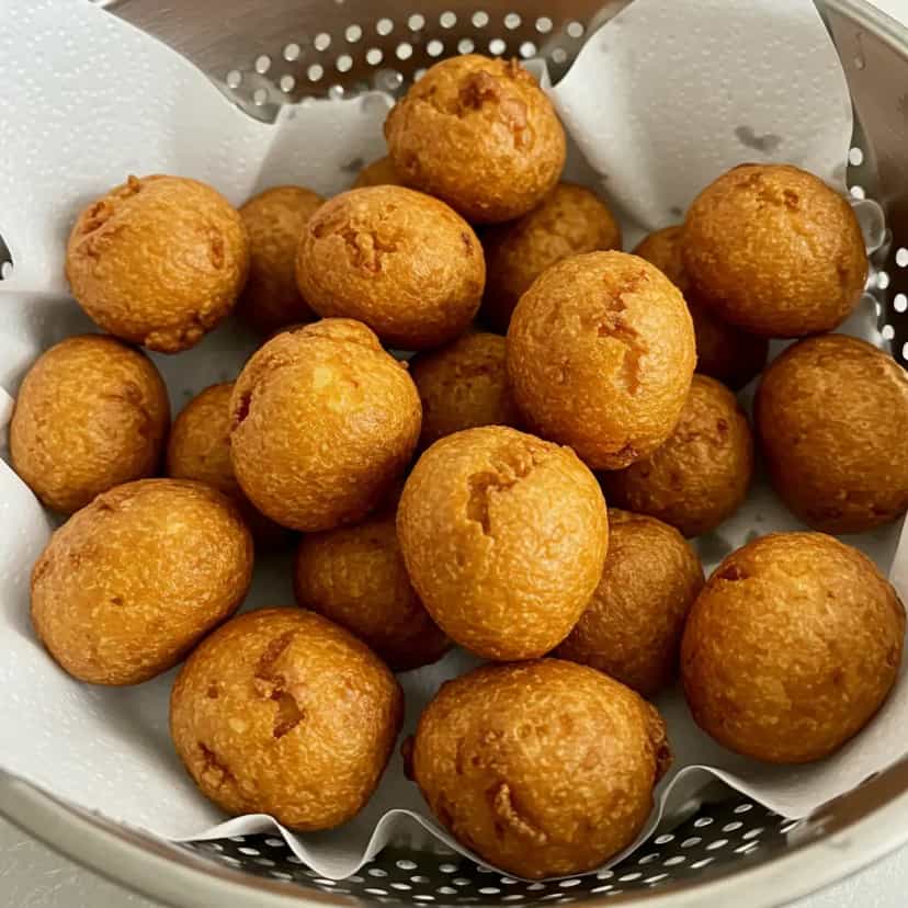 Foto deliciosa de Croquetes de Carne-Seca pronta para servir - Salgadinhos