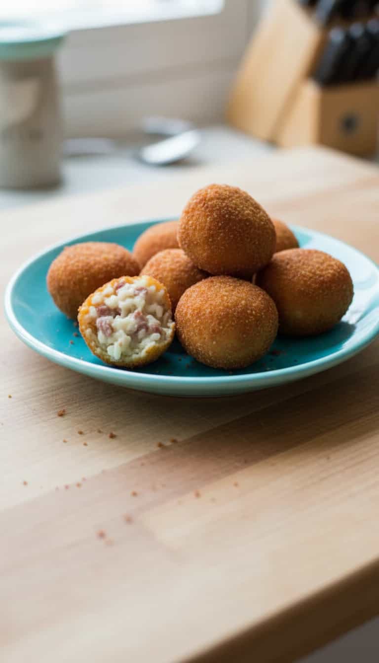 Foto deliciosa de Croquetes de Jamón pronta para servir - Salgadinhos