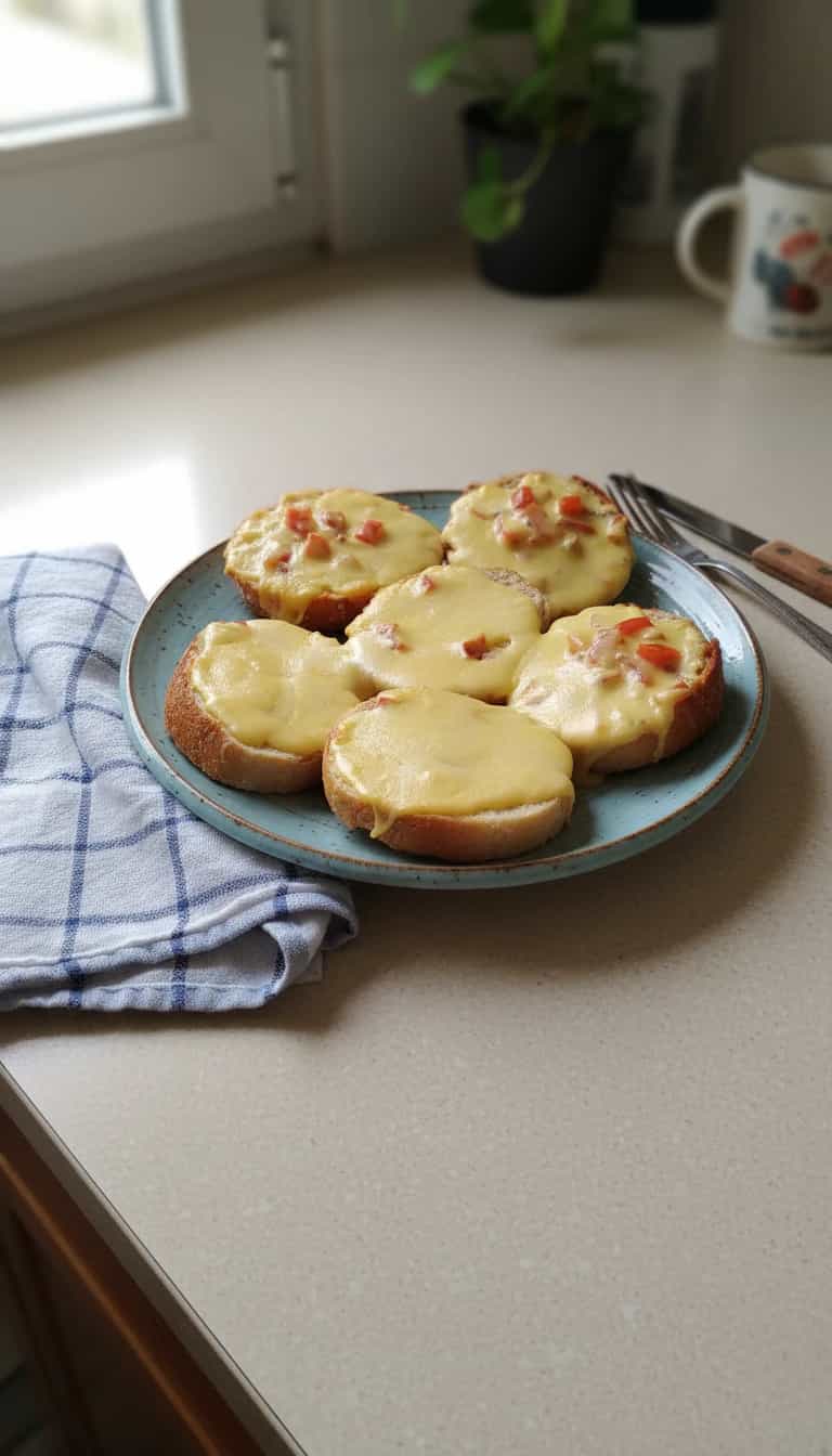 Foto deliciosa de Crostini de Parma pronta para servir - Lanches de Padaria